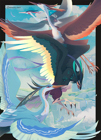 Flight of the Adepti - Illustration Flight of the Adepti - Illustration