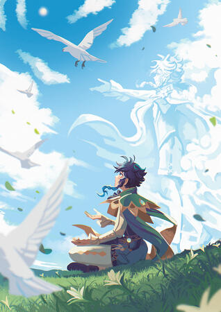 Anemo Zine Illustration Anemo Zine Illustration