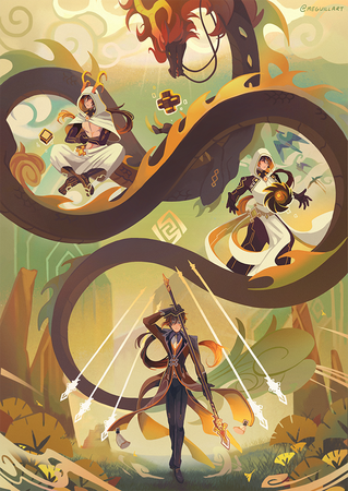 Rex Lapis Though Time - Genshin Contest Winner